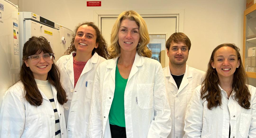 Eva Hedlund med team.